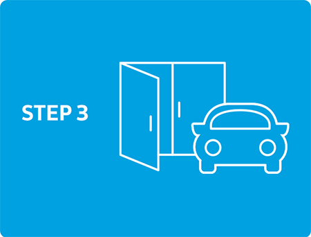 Step three - CAR RETURNED, OWNER RECEIVES PAYMENT