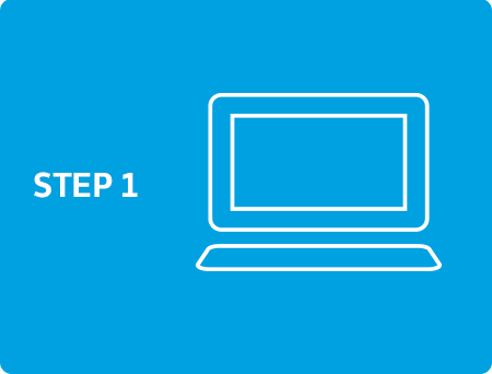 Step one - SIGN UP ONLINE